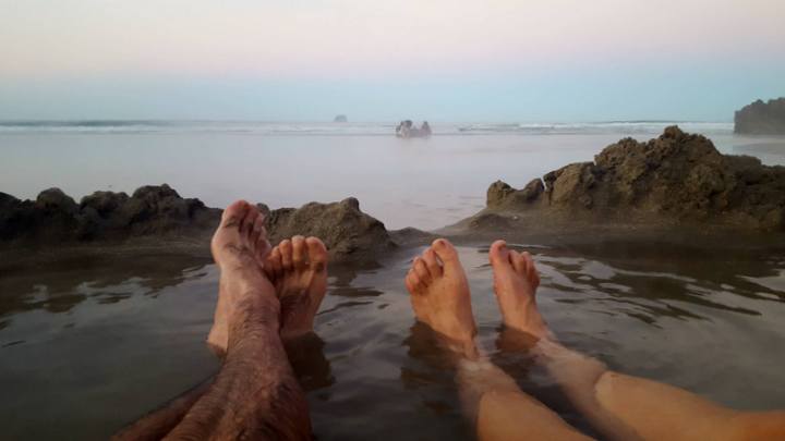Hot water beach